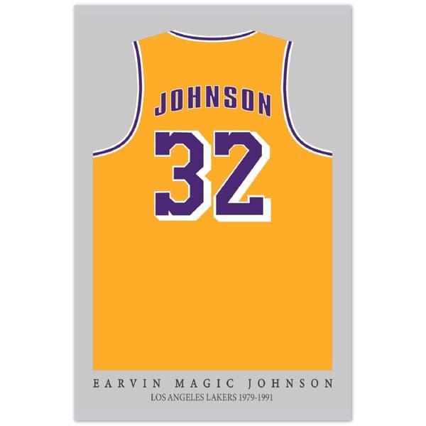 Earvin Magic Johnson Poster - 60X90 cm / 24X36?