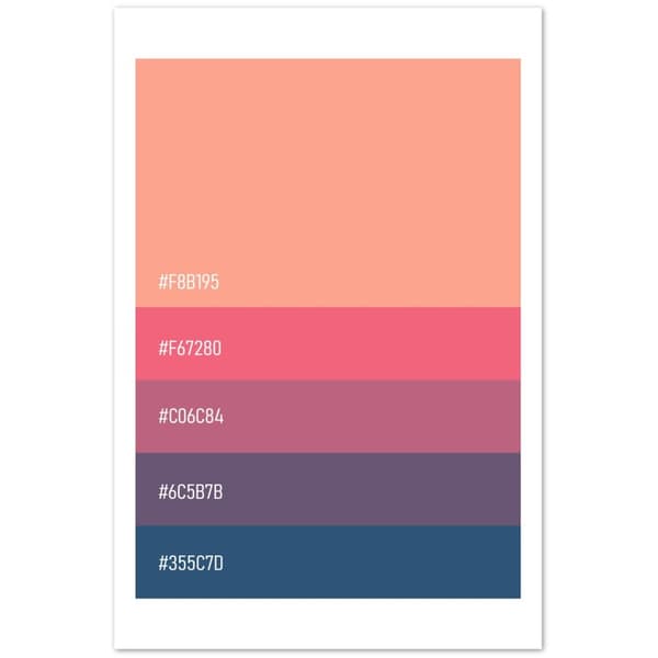 Color Code Palettes - 60X90 cm / 24X36?