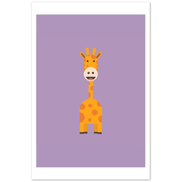 Giraffe Poster - 60X90 cm / 24X36?