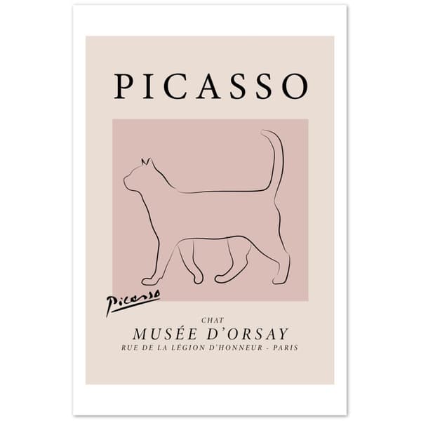 Picasso Chat Poster - 60X90 cm / 24X36?