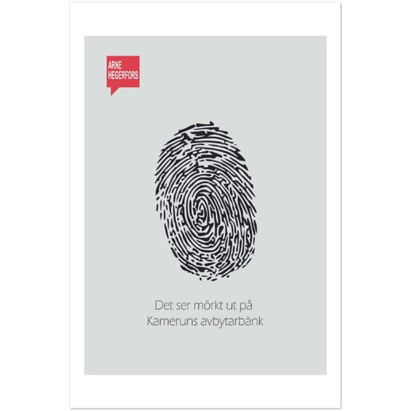Arne Hegerfors citat Poster - 60X90 cm / 24X36?