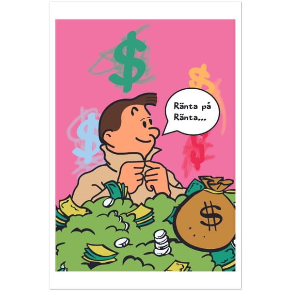 R�nta p� R�nta Poster - 60X90 cm / 24X36?
