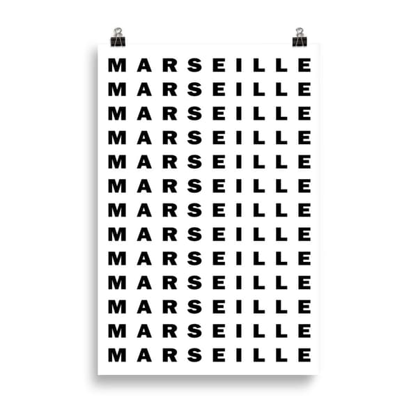 Marseille France Poster - 61X91 cm