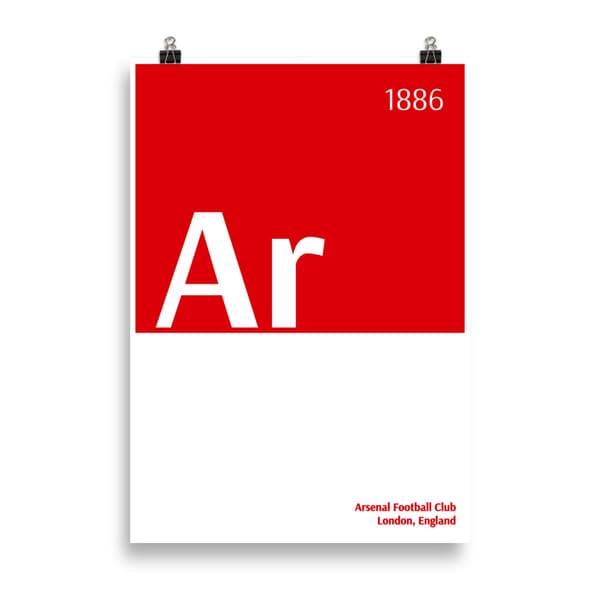 Arsenal Football Poster - 70X100 cm