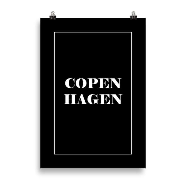 Copenhagen Poster - 70X100 cm