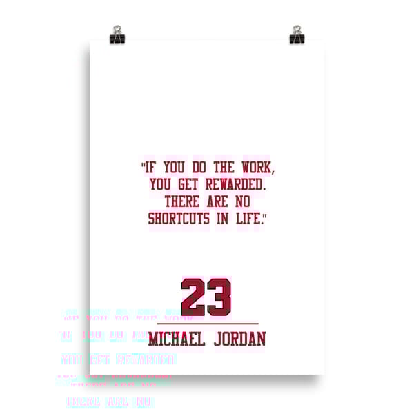 Michael Jordan Quote Number 2 Poster - 70X100 cm