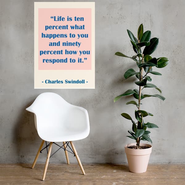 Charles Swindol Poster - 70X100 cm