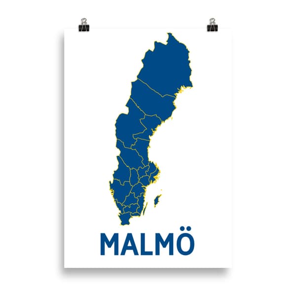Malm� Poster - 70X100 cm