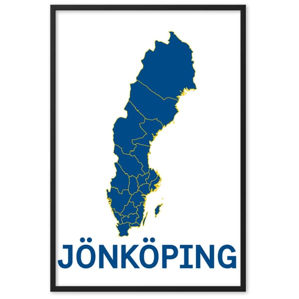 J�nk�ping Poster - 70X100 cm