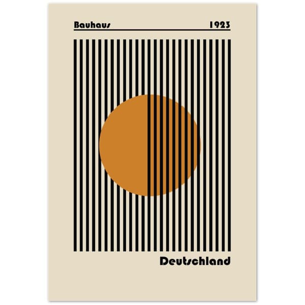 Bauhaus Deutschland Poster - 70X100 cm / 28X40?