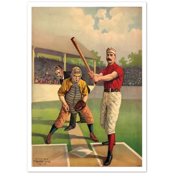 Vintage Baseball Poster - 70X100 cm / 28X40?