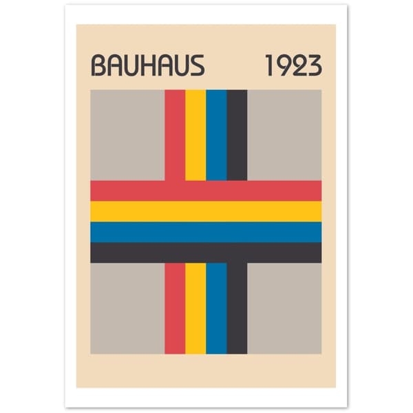 Bauhaus 1923 Poster - 70X100 cm / 28X40?