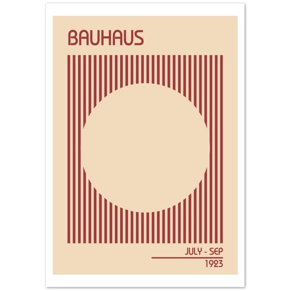 Bauhaus Beige Poster - 70X100 cm / 28X40?