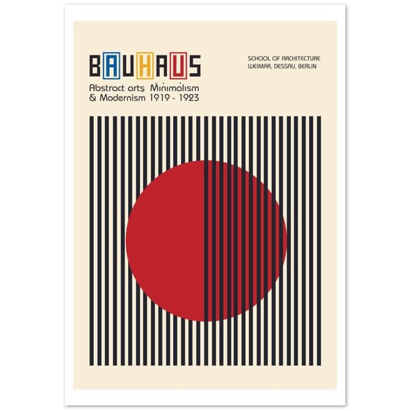 Bauhaus Poster - 70X100 cm / 28X40?