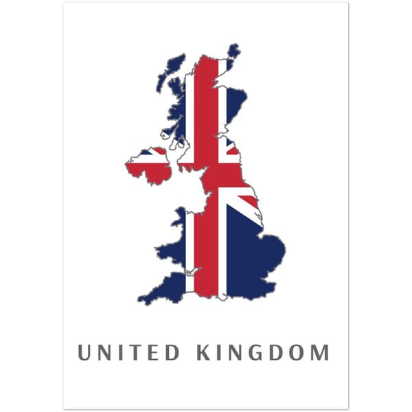 United Kingdom - 70X100 cm / 28X40?