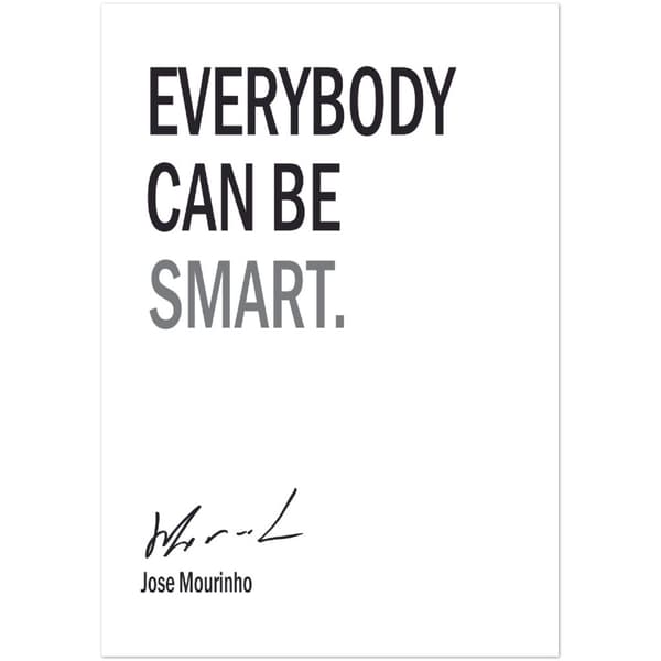 Jose Mourinho Citat - 70X100 cm / 28X40?