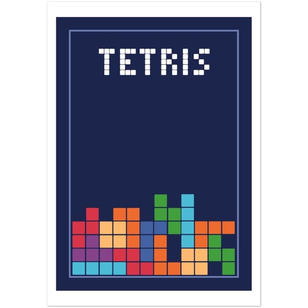 Tetris Poster - 70X100 cm / 28X40?