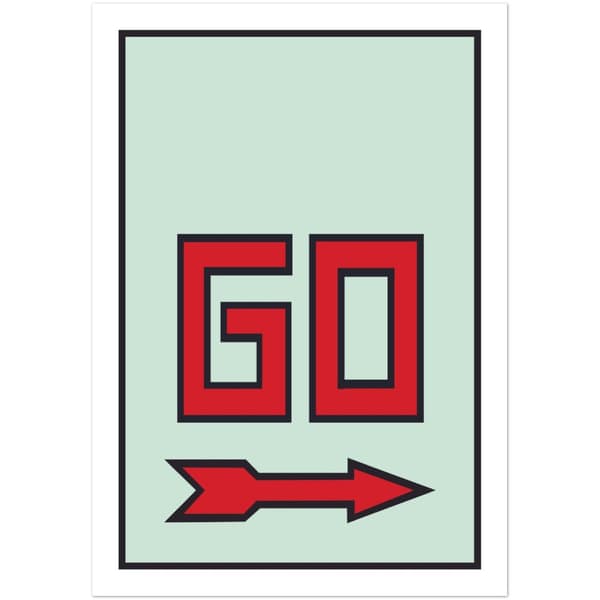 Go Poster - 70X100 cm / 28X40?