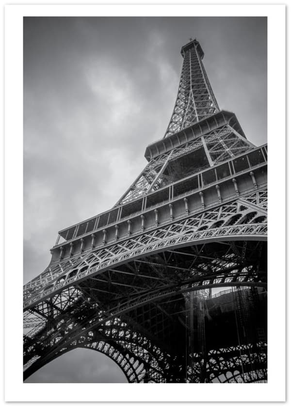 Paris Eiffel Tower Poster - A0 (84.1 X 118.9 cm)