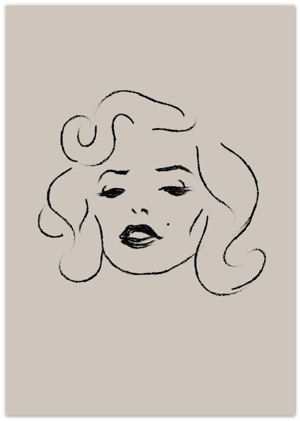 Marilyn Monroe - A0 (84.1 X 118.9 cm)