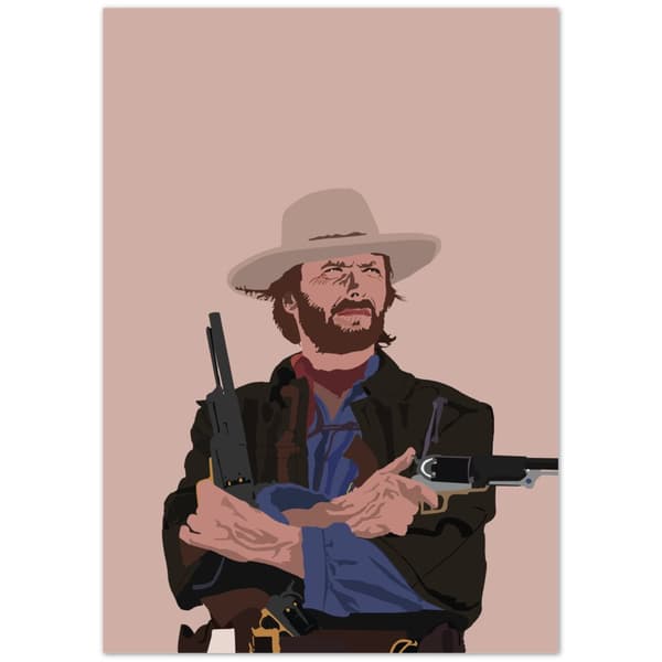 Clint Eastwood Poster - A0 (84.1 X 118.9 cm)