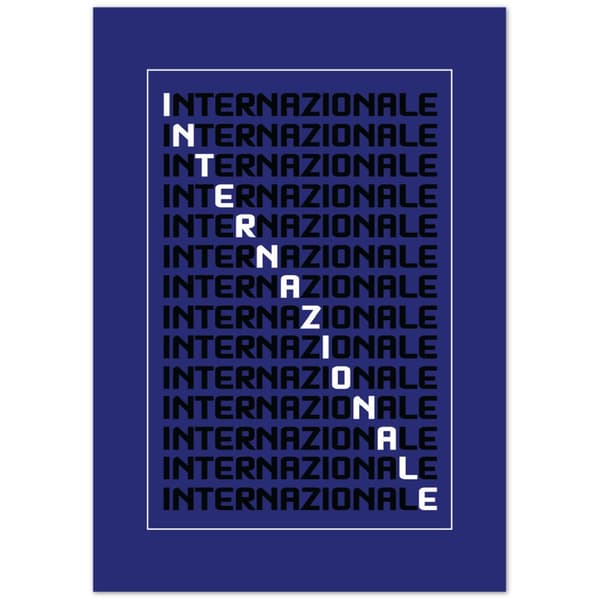 Internazionale Milano Poster - A0 (84.1 X 118.9 cm)