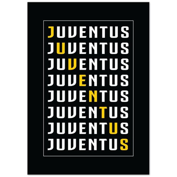 Juventus Poster - A0 (84.1 X 118.9 cm)