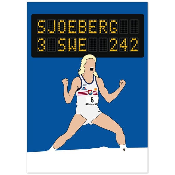Patrik Sj�berg Friidrott Poster - A0 (84.1 X 118.9 cm)