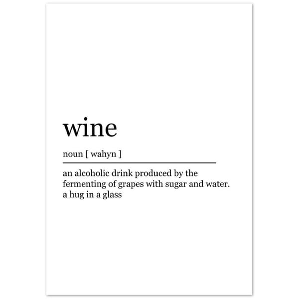 Wine Poster - A0 (84.1 X 118.9 cm)