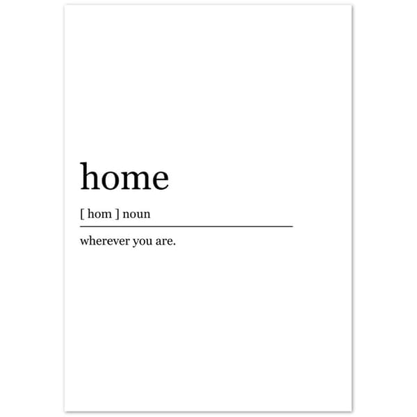 Home Poster - A0 (84.1 X 118.9 cm)