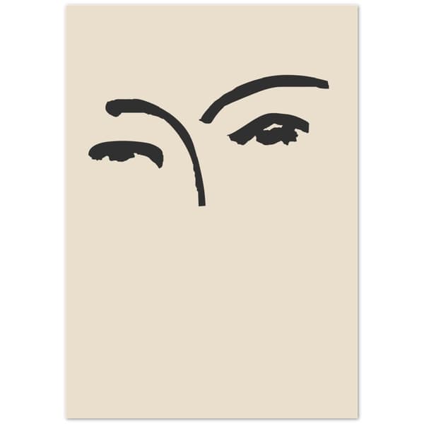 Female Eyes Poster - A0 (84.1 X 118.9 cm)
