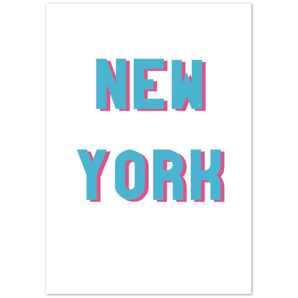 New York Poster - A0 (84.1 X 118.9 cm)
