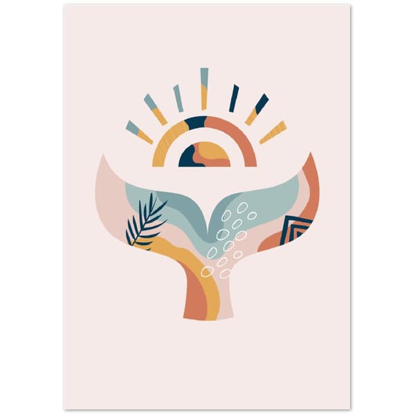 Whale Poster - A0 (84.1 X 118.9 cm)