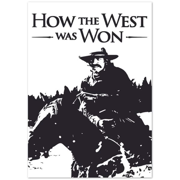How the West Was Won Poster - A4 21X29.7 cm / 8X12?