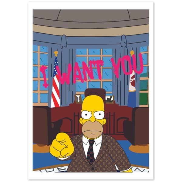I want you poster - A4 21X29.7 cm / 8X12?