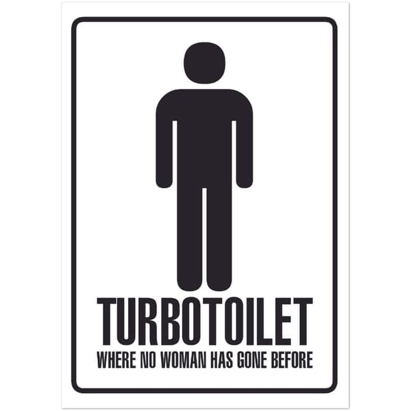 Turbotoilet Poster - A4 21X29.7 cm / 8X12?