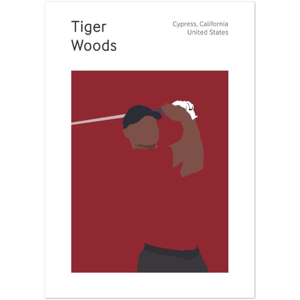 Tiger Woods Poster - A4 21X29.7 cm / 8X12?