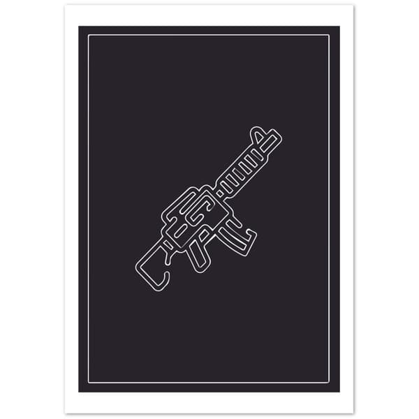 AK47 Poster - A3 (29.7 X 42 cm)
