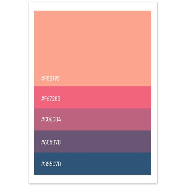 Color Code Palettes - A3 (29.7 X 42 cm)