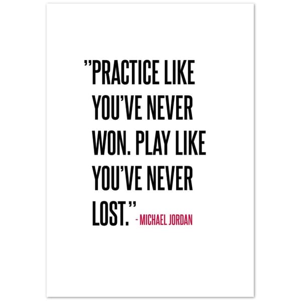 Michael Jordan Quote Poster - A3 (29.7 X 42 cm)