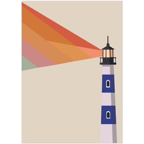 Lighthouse Poster - A4 21X29.7 cm / 8X12?