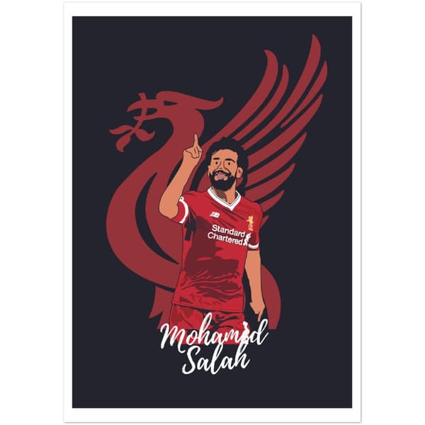 Mohamed Salah Poster - A4 21X29.7 cm / 8X12?