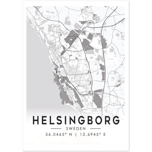 Helsingborg Poster - A4 21X29.7 cm / 8X12?