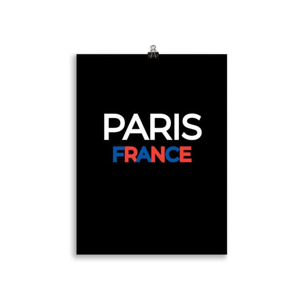 Paris - France Poster - 30X40 cm