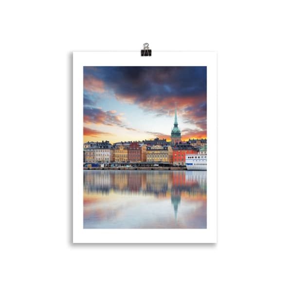 Stockholm River Poster - 30X40 cm