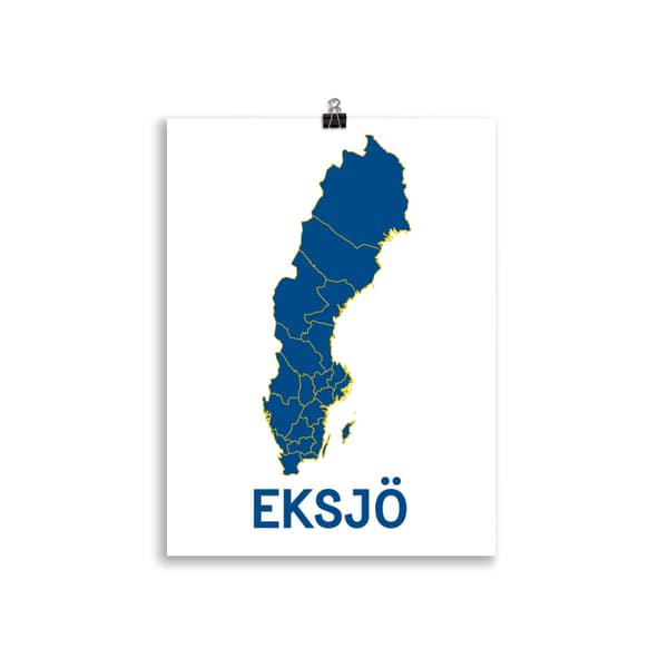 Eksj� Poster - 30X40 cm
