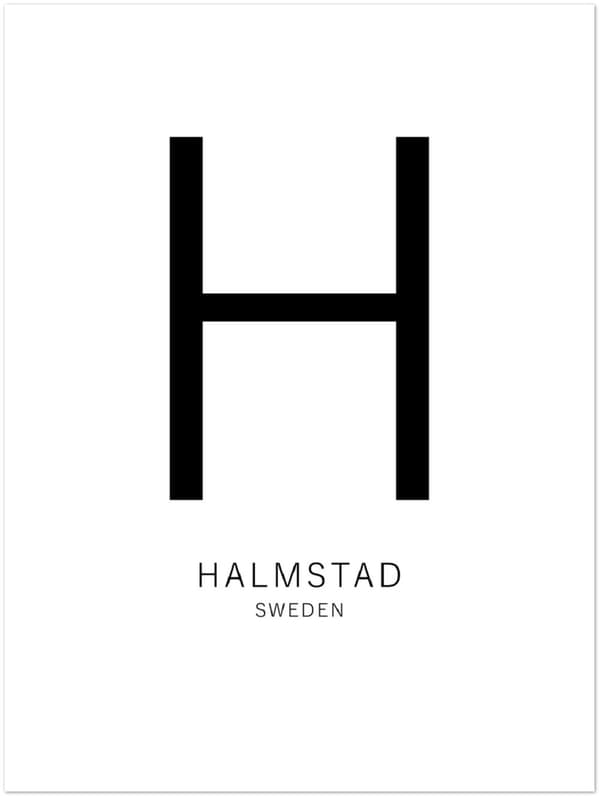 Halmstad Poster - 30X40 cm / 12X16?