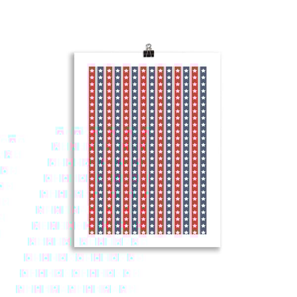 United States Flag Poster - 30X40 cm