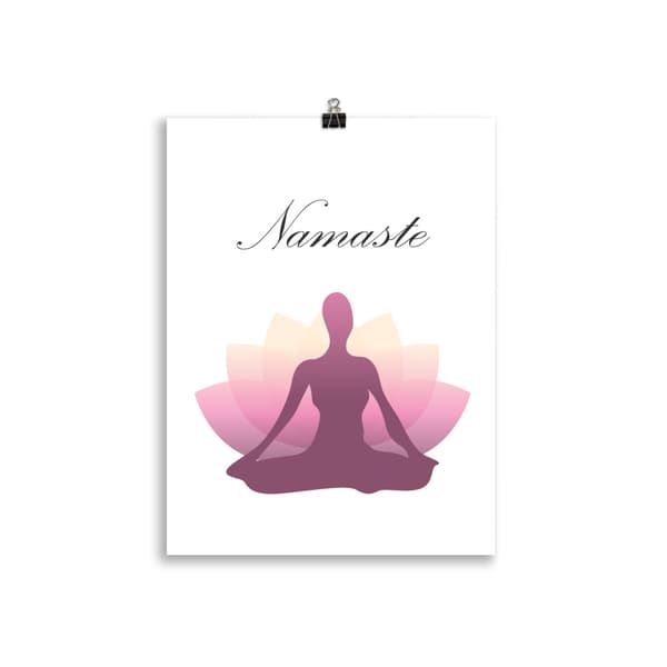 Namaste Poster - 30X40 cm