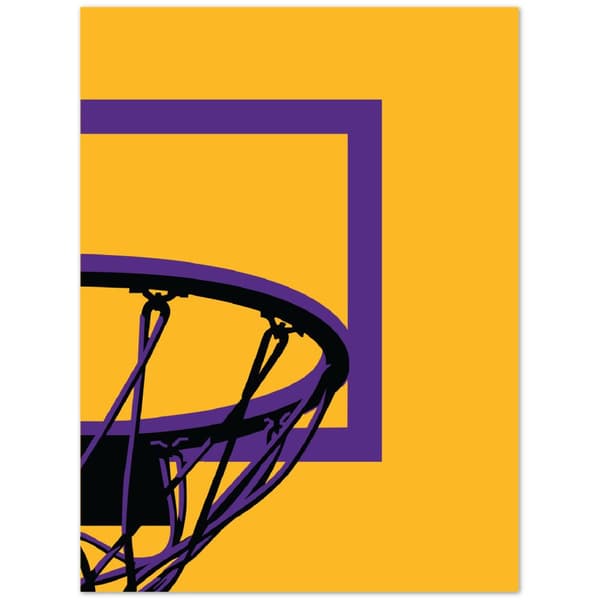 Los Angeles Basket Poster - 30X40 cm / 12X16?
